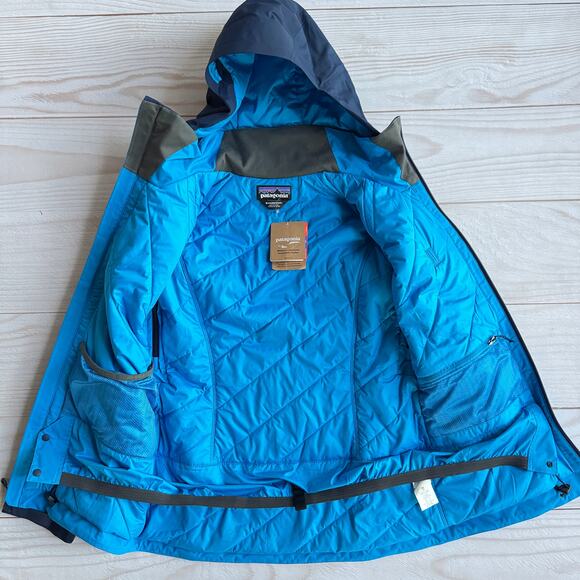NWT Patagonia Women's Size M Insulated Snowbelle H2no Recco Ski Jacket - Picture 3 of 12